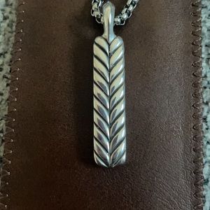 David Yurman Ingot Dog Tag